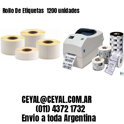 Rollo De Etiquetas  1200 unidades