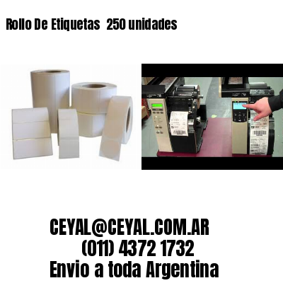 Rollo De Etiquetas  250 unidades