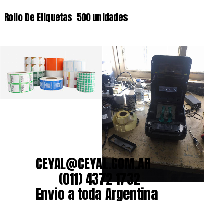 Rollo De Etiquetas  500 unidades