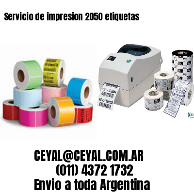 Servicio de impresion 2050 etiquetas