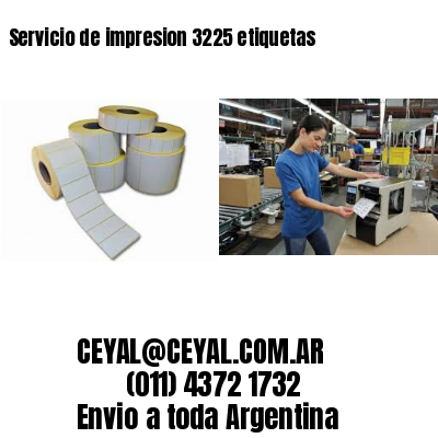 Servicio de impresion 3225 etiquetas
