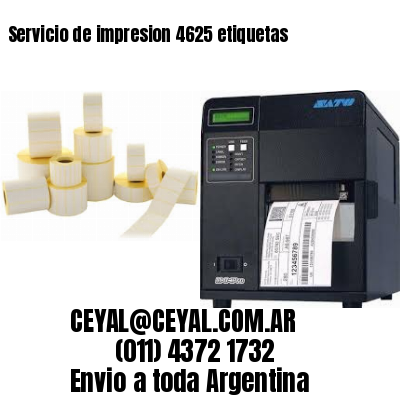 Servicio de impresion 4625 etiquetas