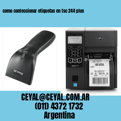 como confeccionar etiquetas en {w.Zebra}