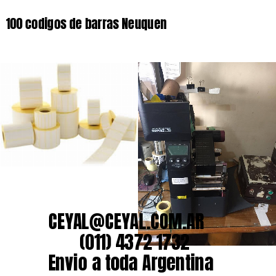 100 codigos de barras Neuquen