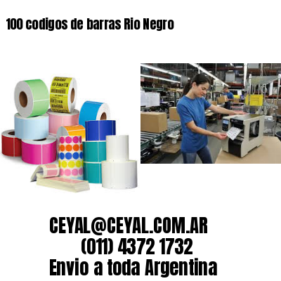 100 codigos de barras Rio Negro