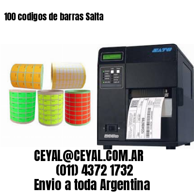 100 codigos de barras Salta