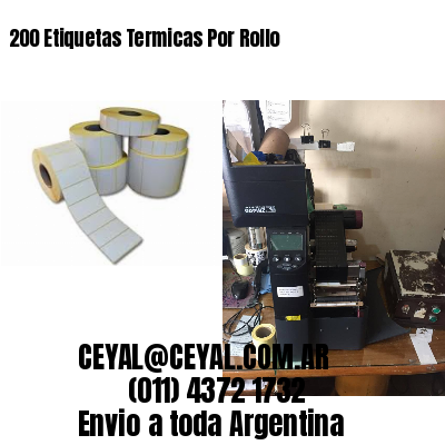 200 Etiquetas Termicas Por Rollo