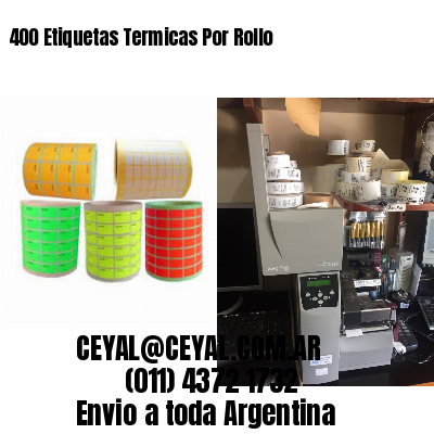 400 Etiquetas Termicas Por Rollo