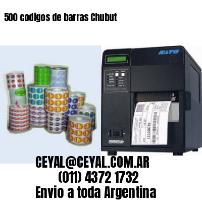 500 codigos de barras Chubut