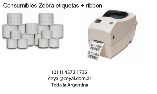 Consumibles Zebra etiquetas   ribbon