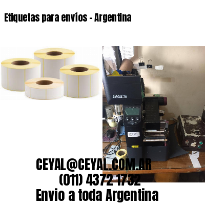 Etiquetas para envíos – Argentina