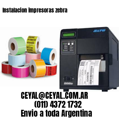 Instalacion impresoras zebra