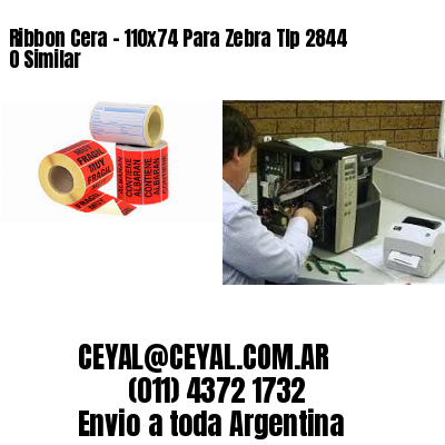 Ribbon Cera – 110×74 Para Zebra Tlp 2844 O Similar