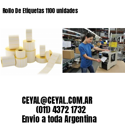 Rollo De Etiquetas 1100 unidades