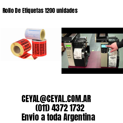 Rollo De Etiquetas 1200 unidades