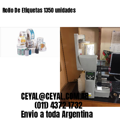 Rollo De Etiquetas 1350 unidades