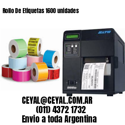 Rollo De Etiquetas 1600 unidades