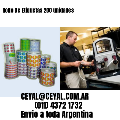 Rollo De Etiquetas 200 unidades