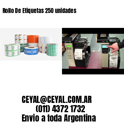 Rollo De Etiquetas 250 unidades
