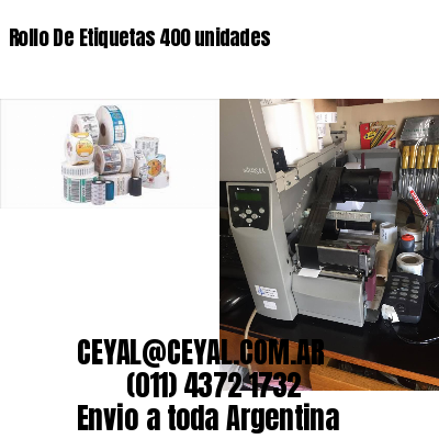 Rollo De Etiquetas 400 unidades