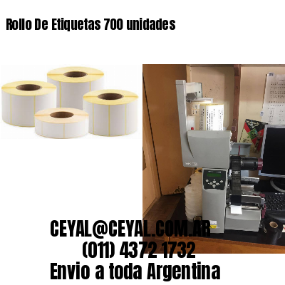 Rollo De Etiquetas 700 unidades