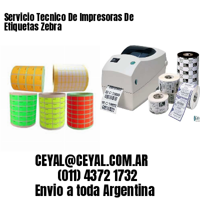 Servicio Tecnico De Impresoras De Etiquetas Zebra