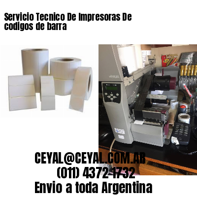 Servicio Tecnico De Impresoras De codigos de barra
