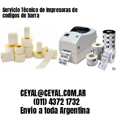 Servicio Técnico de Impresoras de codigos de barra