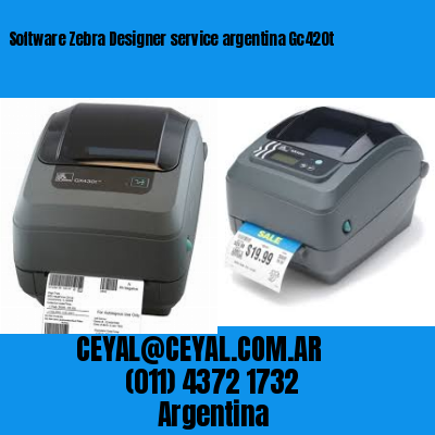 Software Zebra Designer service argentina Gc420t