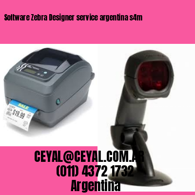 Software Zebra Designer service argentina s4m