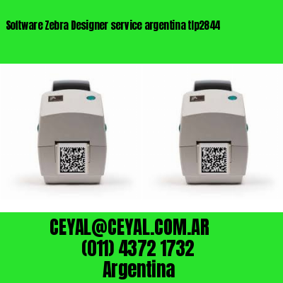 Software Zebra Designer service argentina tlp2844