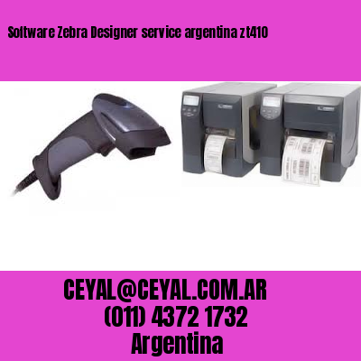 Software Zebra Designer service argentina zt410