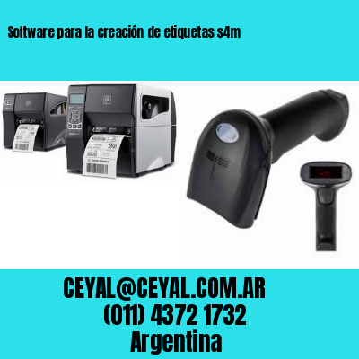 Software para la creación de etiquetas s4m