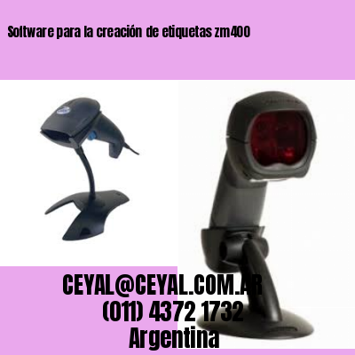 Software para la creación de etiquetas zm400