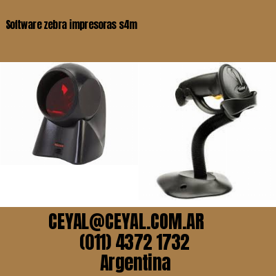 Software zebra impresoras s4m
