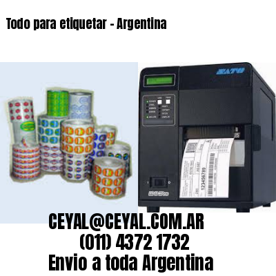 Todo para etiquetar – Argentina
