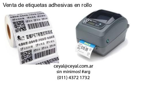Venta de etiquetas adhesivas en rollo