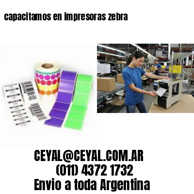 capacitamos en impresoras zebra
