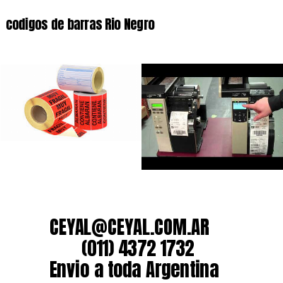 codigos de barras Rio Negro