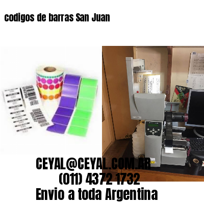 codigos de barras San Juan