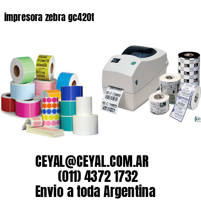impresora zebra gc420t
