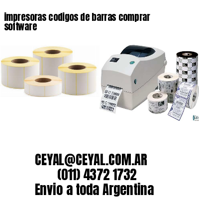 impresoras codigos de barras comprar software