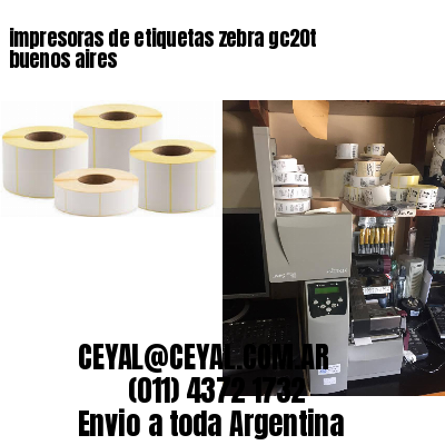 impresoras de etiquetas zebra gc20t buenos aires