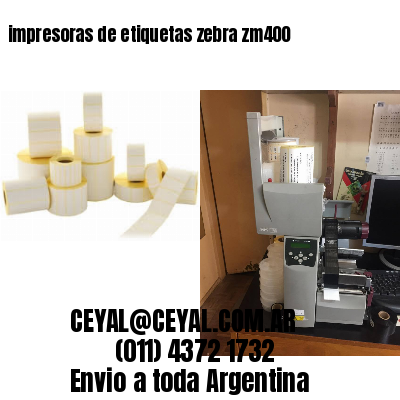 impresoras de etiquetas zebra zm400