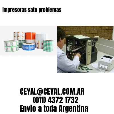 impresoras sato problemas