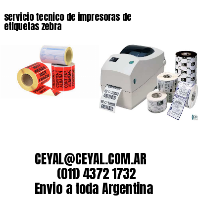 servicio tecnico de impresoras de etiquetas zebra