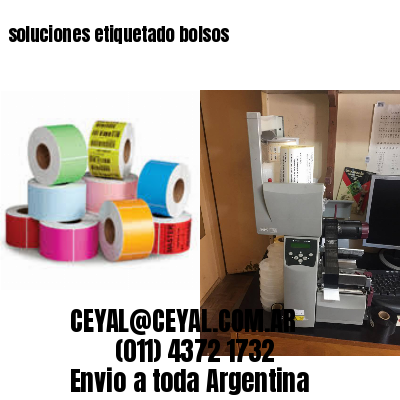 soluciones etiquetado bolsos