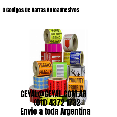 0 Codigos De Barras Autoadhesivos