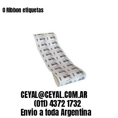 0 Ribbon etiquetas