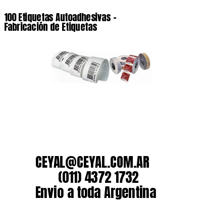 100 Etiquetas Autoadhesivas – Fabricación de Etiquetas